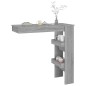 vidaXL Wand-Bartisch Grau Sonoma 102x45x103,5 cm Holzwerkstoff vidaXL Wand-Bartisch Grau Sonoma 102x45x103,5 cm Holzwerkstoff