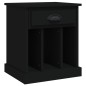 vidaXL Nachttisch Schwarz 43x36x50 cm vidaXL Nachttisch Schwarz 43x36x50 cm