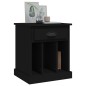 vidaXL Nachttisch Schwarz 43x36x50 cm vidaXL Nachttisch Schwarz 43x36x50 cm