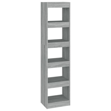 vidaXL Bücherregal/Raumteiler Grau Sonoma 40x30x166 cm