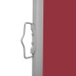vidaXL Ausziehbare Seitenmarkise 140x1200 cm Rot vidaXL Ausziehbare Seitenmarkise 140x1200 cm Rot