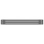 vidaXL Hochbeet Pulverbeschichteter Stahl 322x100x36 cm Grau vidaXL Hochbeet Pulverbeschichteter Stahl 322x100x36 cm Grau