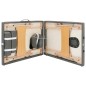 vidaXL Massagetisch mit 2 Zonen Holzrahmen Anthrazit 186×68 cm vidaXL Massagetisch mit 2 Zonen Holzrahmen Anthrazit 186×68 cm