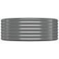 vidaXL Hochbeet Pulverbeschichteter Stahl 322x100x36 cm Grau vidaXL Hochbeet Pulverbeschichteter Stahl 322x100x36 cm Grau