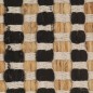 vidaXL Handgewebtes Badematten-Set Jute Stoff Natur und Schwarz vidaXL Handgewebtes Badematten-Set Jute Stoff Natur und Schwarz