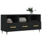 vidaXL TV-Schrank Schwarz 102x36x50 cm Holzwerkstoff vidaXL TV-Schrank Schwarz 102x36x50 cm Holzwerkstoff