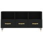 vidaXL TV-Schrank Schwarz 102x36x50 cm Holzwerkstoff vidaXL TV-Schrank Schwarz 102x36x50 cm Holzwerkstoff