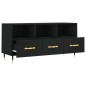 vidaXL TV-Schrank Schwarz 102x36x50 cm Holzwerkstoff vidaXL TV-Schrank Schwarz 102x36x50 cm Holzwerkstoff