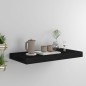 vidaXL Schwebendes Wandregal Schwarz 50x23x3,8 cm MDF vidaXL Schwebendes Wandregal Schwarz 50x23x3,8 cm MDF