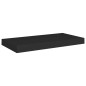 vidaXL Schwebendes Wandregal Schwarz 50x23x3,8 cm MDF vidaXL Schwebendes Wandregal Schwarz 50x23x3,8 cm MDF