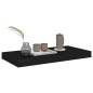 vidaXL Schwebendes Wandregal Schwarz 50x23x3,8 cm MDF vidaXL Schwebendes Wandregal Schwarz 50x23x3,8 cm MDF