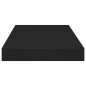 vidaXL Schwebendes Wandregal Schwarz 50x23x3,8 cm MDF vidaXL Schwebendes Wandregal Schwarz 50x23x3,8 cm MDF