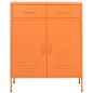 vidaXL Lagerschrank Orange 80x35x101,5 cm Stahl vidaXL Lagerschrank Orange 80x35x101,5 cm Stahl