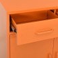 vidaXL Lagerschrank Orange 80x35x101,5 cm Stahl vidaXL Lagerschrank Orange 80x35x101,5 cm Stahl