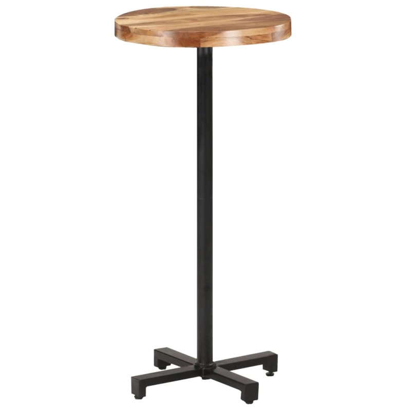 vidaXL Bartisch Rund Ø50x110 cm Akazie Massivholz vidaXL Bartisch Rund Ø50x110 cm Akazie Massivholz