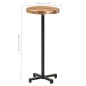 vidaXL Bartisch Rund Ø50x110 cm Akazie Massivholz vidaXL Bartisch Rund Ø50x110 cm Akazie Massivholz