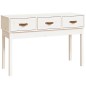 vidaXL Konsolentisch Weiß 114x40x75 cm Massivholz Kiefer vidaXL Konsolentisch Weiß 114x40x75 cm Massivholz Kiefer
