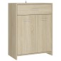 vidaXL Badezimmerschrank Sonoma-Eiche 60x33x80 cm Holzwerkstoff vidaXL Badezimmerschrank Sonoma-Eiche 60x33x80 cm Holzwerkstoff