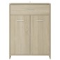 vidaXL Badezimmerschrank Sonoma-Eiche 60x33x80 cm Holzwerkstoff vidaXL Badezimmerschrank Sonoma-Eiche 60x33x80 cm Holzwerkstoff