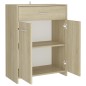 vidaXL Badezimmerschrank Sonoma-Eiche 60x33x80 cm Holzwerkstoff vidaXL Badezimmerschrank Sonoma-Eiche 60x33x80 cm Holzwerkstoff