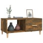 vidaXL Couchtisch Räuchereiche 89,5x50x40 cm Holzwerkstoff vidaXL Couchtisch Räuchereiche 89,5x50x40 cm Holzwerkstoff