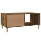 vidaXL Couchtisch Räuchereiche 89,5x50x40 cm Holzwerkstoff vidaXL Couchtisch Räuchereiche 89,5x50x40 cm Holzwerkstoff