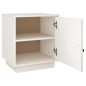 vidaXL Nachttisch Weiß 40x34x45 cm Massivholz Kiefer vidaXL Nachttisch Weiß 40x34x45 cm Massivholz Kiefer
