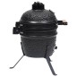 vidaXL 2-in-1 Kamado-Grill Smoker Keramik 56 cm Schwarz vidaXL 2-in-1 Kamado-Grill Smoker Keramik 56 cm Schwarz