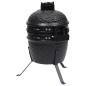 vidaXL 2-in-1 Kamado-Grill Smoker Keramik 56 cm Schwarz vidaXL 2-in-1 Kamado-Grill Smoker Keramik 56 cm Schwarz