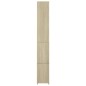 vidaXL Badschrank Sonoma-Eiche 25x26,5x170 cm Holzwerkstoff vidaXL Badschrank Sonoma-Eiche 25x26,5x170 cm Holzwerkstoff