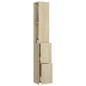 vidaXL Badschrank Sonoma-Eiche 25x26,5x170 cm Holzwerkstoff vidaXL Badschrank Sonoma-Eiche 25x26,5x170 cm Holzwerkstoff