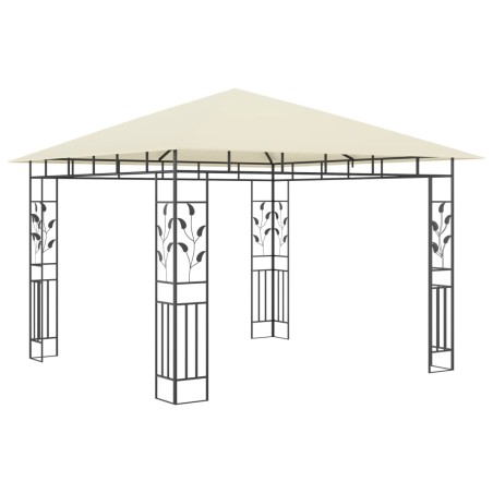 vidaXL Pavillon mit Moskitonetz 3x3x2,73 m Creme 180 g/m²  