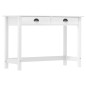 vidaXL Konsolentisch Hill mit 2 Schubladen 110x45x74 cm Kiefernholz vidaXL Konsolentisch Hill mit 2 Schubladen 110x45x74 cm Kiefernholz
