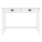 vidaXL Konsolentisch Hill mit 2 Schubladen 110x45x74 cm Kiefernholz vidaXL Konsolentisch Hill mit 2 Schubladen 110x45x74 cm Kiefernholz