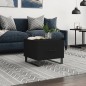 vidaXL Couchtisch Schwarz 50x50x40 cm Holzwerkstoff vidaXL Couchtisch Schwarz 50x50x40 cm Holzwerkstoff