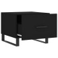 vidaXL Couchtisch Schwarz 50x50x40 cm Holzwerkstoff vidaXL Couchtisch Schwarz 50x50x40 cm Holzwerkstoff
