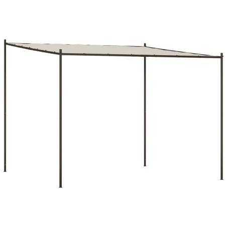 vidaXL Pavillon Weiß 3x3 m 180 g/m² Stoff und Stahl