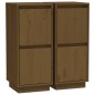 vidaXL Sideboards 2 Stk. Honigbraun 31,5x34x75 cm Massivholz Kiefer vidaXL Sideboards 2 Stk. Honigbraun 31,5x34x75 cm Massivholz Kiefer