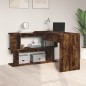 vidaXL Eckschreibtisch Räuchereiche 200x50x76 cm Holzwerkstoff vidaXL Eckschreibtisch Räuchereiche 200x50x76 cm Holzwerkstoff