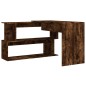 vidaXL Eckschreibtisch Räuchereiche 200x50x76 cm Holzwerkstoff vidaXL Eckschreibtisch Räuchereiche 200x50x76 cm Holzwerkstoff
