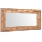 vidaXL Dekorativer Spiegel Teak 120 x 60 cm Rechteckig vidaXL Dekorativer Spiegel Teak 120 x 60 cm Rechteckig