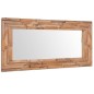 vidaXL Dekorativer Spiegel Teak 120 x 60 cm Rechteckig vidaXL Dekorativer Spiegel Teak 120 x 60 cm Rechteckig