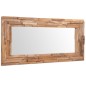 vidaXL Dekorativer Spiegel Teak 120 x 60 cm Rechteckig vidaXL Dekorativer Spiegel Teak 120 x 60 cm Rechteckig