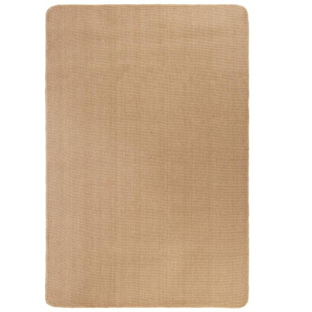 vidaXL Teppich Jute mit Latexrücken 120 x 180 cm Naturfarben