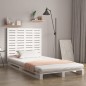 vidaXL Wand-Kopfteil Weiß 96x3x91,5 cm Massivholz Kiefer vidaXL Wand-Kopfteil Weiß 96x3x91,5 cm Massivholz Kiefer