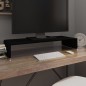 vidaXL TV-Tisch/Bildschirmerhöhung Glas Schwarz 80x30x13 cm vidaXL TV-Tisch/Bildschirmerhöhung Glas Schwarz 80x30x13 cm