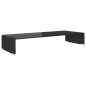 vidaXL TV-Tisch/Bildschirmerhöhung Glas Schwarz 80x30x13 cm vidaXL TV-Tisch/Bildschirmerhöhung Glas Schwarz 80x30x13 cm