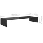 vidaXL TV-Tisch/Bildschirmerhöhung Glas Schwarz 80x30x13 cm vidaXL TV-Tisch/Bildschirmerhöhung Glas Schwarz 80x30x13 cm