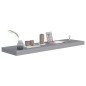 vidaXL Schwebende Wandregale 4 Stk. Grau 90x23,5x3,8cm MDF vidaXL Schwebende Wandregale 4 Stk. Grau 90x23,5x3,8cm MDF