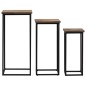 vidaXL Beistelltisch-Set 3-tlg. Recyceltes Teak vidaXL Beistelltisch-Set 3-tlg. Recyceltes Teak